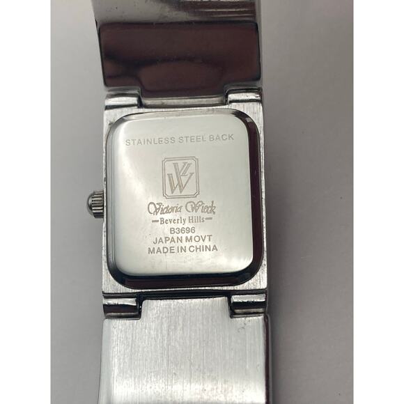 Victoria Wieck Women's Watch 17mm  Beverly Hills Unique Band - New Battery  Sz 7 - Picture 4 of 12